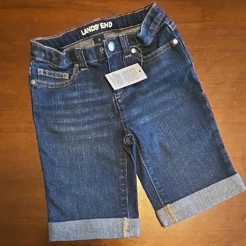 Lands' End Blue Casual Shorts